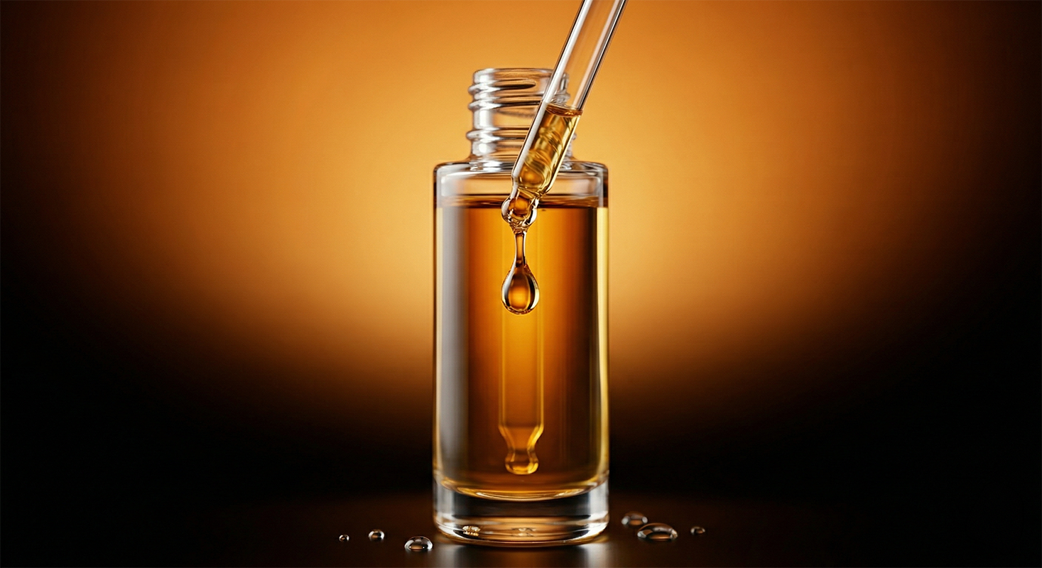 Vitality Space serum — dark gold